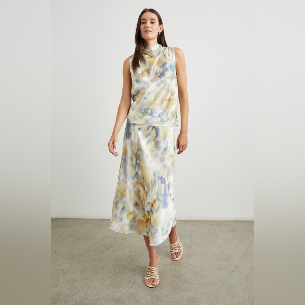 Rails Anya Slip Skirt and Kaleen Top in‎ Diffused Blossom Size Large - Picture 2 of 16